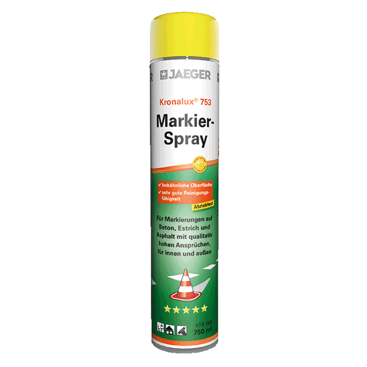 Jaeger Kronalux Markierungsspray 750ml PG2 Schwarz 7539005-105